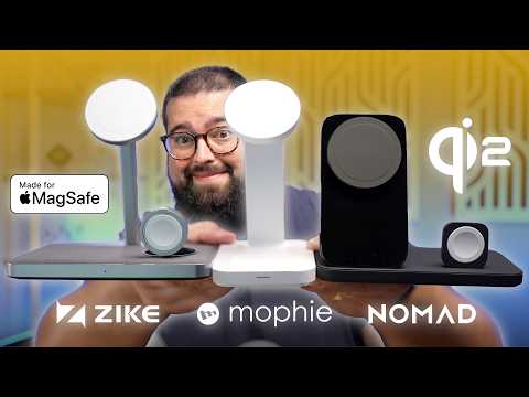 iPhone 3-in-1 MagSafe Charger Battle: Nomad vs Mophie vs Zike