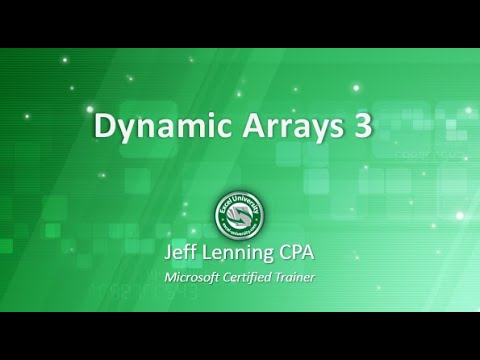 Dynamic Arrays 3