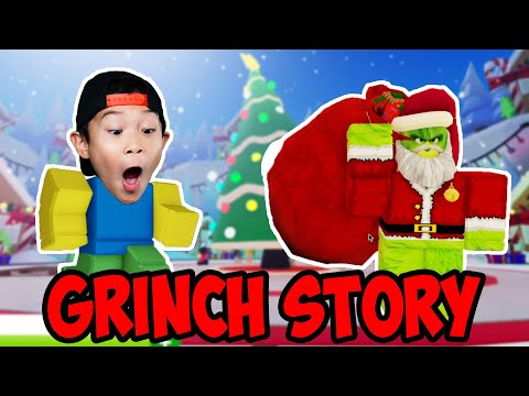 Surviving The Grinch Story on Roblox on Christmas Morning