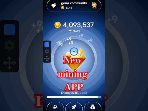 New mining app //কাজ করতে চাইলে ইনবক্স//#maney #trending #mining #gaming