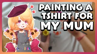 【T-Shirt Painting Stream】im being held at gunpoint by my mom【VAllure】