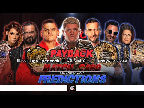 WWE Payback 2024 - Early Card