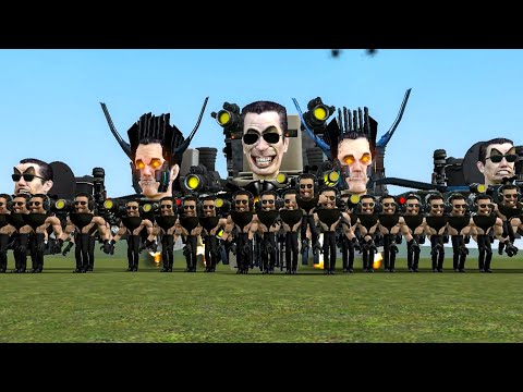 NEW GMAN UPGRADED ARMY!!! part 4 SKIBIDI TOILET IN GARRY'S MOD!