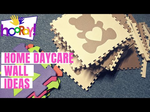 Daycare Wall Design Ideas / DIY PROJECT for KIDS PLAY AREA