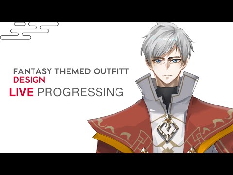 Working on making Fantasy Themed Outfitt for Vtuber character NO COMMENTARY (Commission)