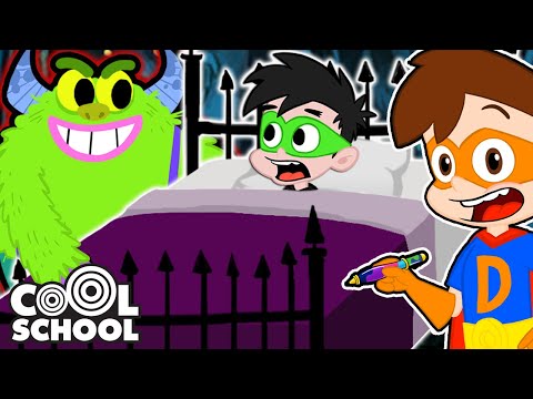 Monster Under The Bed Keeps Ray Blank Awake 👻 Drew Pendous + more! 👻 Cartoons for Kids