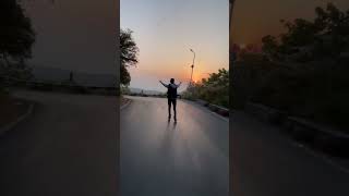 Road skating running video #youtubeshorts#trendingvideos#viral⛸️⛸️🙈￼