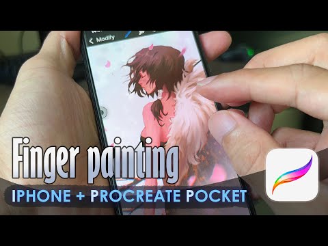 Finger painting: Iphone + procreate pocket