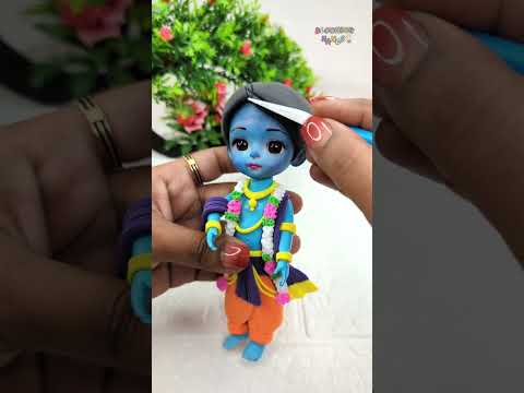 Viral AI Look Radha Krishna Making With Clay🙏💕🥰Krishna Janmashtami 🎉🎊 Lord Radha Krishna Making🙏🥥🌺🏵️