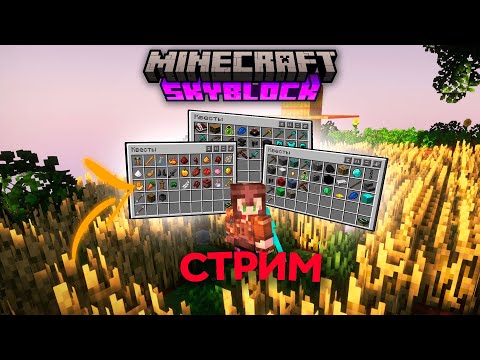 СТРИМ ПО SKYBLOCK'Y НА СЕРВЕРЕ ПРОСТОКРАФТ! | ВСЕХ С НОВЫМ ГОДОМ!