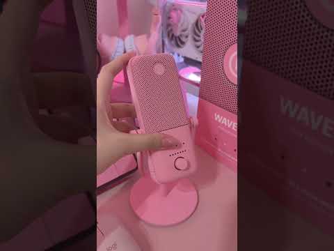 Wave: 3 Pink Edition mic 🌸  #shorts #pinkaesthetic #elgato #setup #streamer