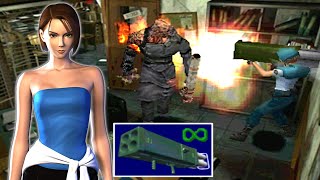 Resident Evil 3 (1999) Playthrough With Infinite Ammo R.Launcher (No Commentary)