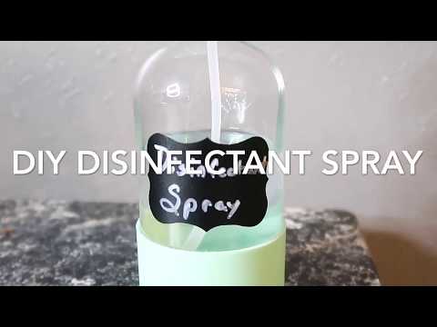 Diy disinfectant spray