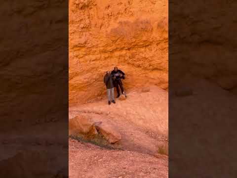 Navajo Loop Trail from Wall Street to the Switchbacks. Bryce Canyon National Park Utah