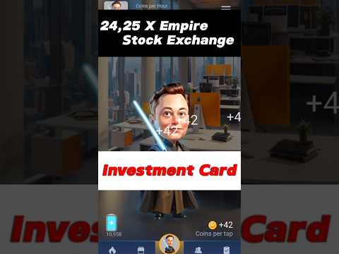 24 & 25 September X Empire Daily Investment Funds | Musk Empire Today Combo | #viral #xempiredaily