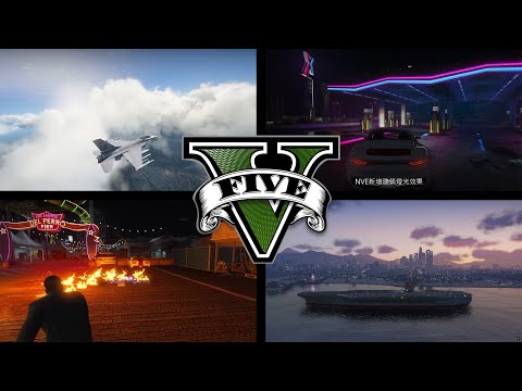 GTA 5 real graphics, US, China and Russia military weapons and vehicles, various improved MODs