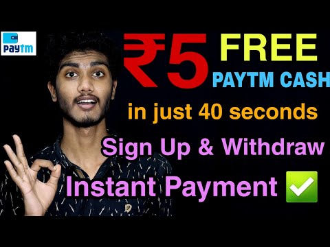 Sign up and withdraw instant free paytm cash | Make money online | earn money | earn free paytm cash