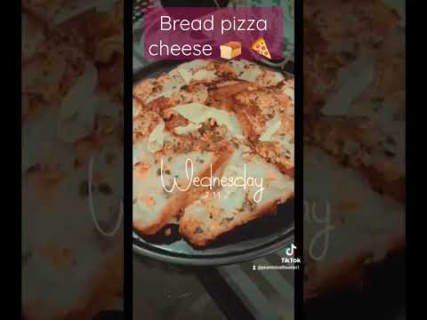 Bread cheese pizza 🍕🍞💕 freshmilk,cheese.pan or oven