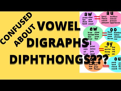 How to teach your child vowel diphthongs and digraphs