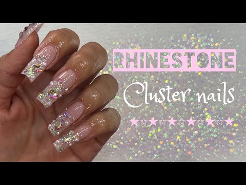 💖Acrylic Nails| 💎Cluster Nails | 💅🏼NAIL ART