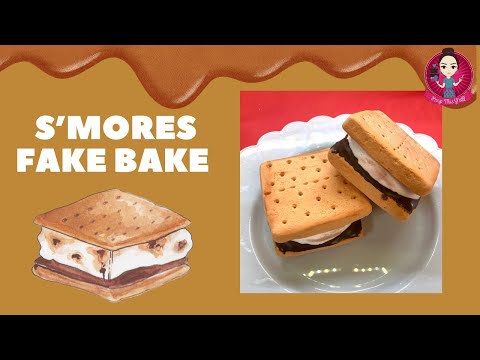 Let’s Fake Bake some S’mores! NO MOLD NEEDED! #fakebake #smores #peepthisyall