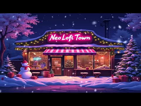 Cozy Christmas Coffee Shop ☕🎄❄️ – Lofi Hip Hop Beats for Relaxing Snowy Nights 🌨️✨🎶