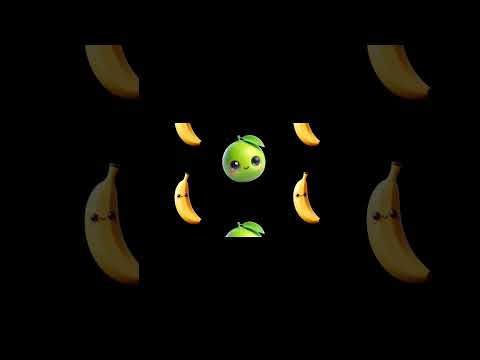 Funny Fruits Sensory Video Shorts #33 #highcontrast #BabySensory #babydiscovery #babyeducation