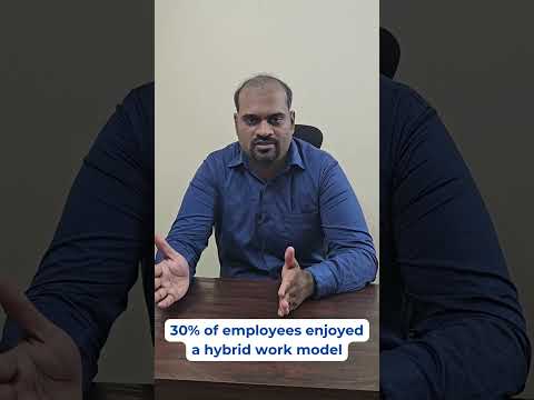 30% of employees enjoyed a hybrid work model #motivation #hrmentorship #testimonial