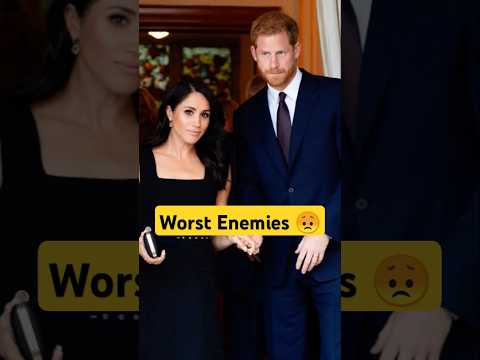 Meghan and Harry declared "WORST ENEMIES" #meghanandharry #foryou #news #uk #usa #royaldrama #royals