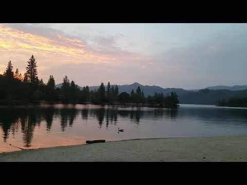 Whiskeytown lake sunset