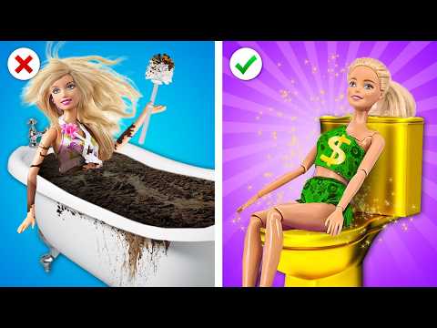 Oh No!, Barbie Ended Up In JAIL! 😱Gadgets for Dolls, Rich VS Poor Makeover in Jail By CoCoGo!