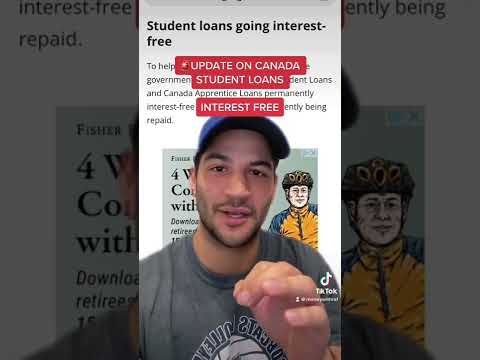 Update: INTEREST FREE #student loans for #Canadians. #money #canada #credit #studentloans #debt