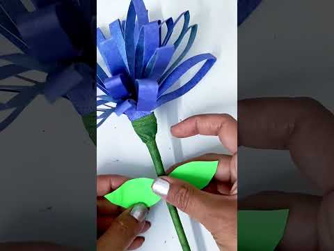 Paper flower 💠💠💠🌹🌹🌹#art #drawing #artist #craft#paperflower#easy#tutorial