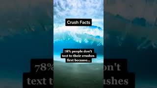 Psychology facts about crush #shorts #crushfacts