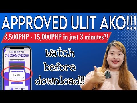 APPROVED ULIT NG 3,500 PESOS || BORROW UPTO 15,000PHP IN 3 MINUTES || LOAN APP REVIEW