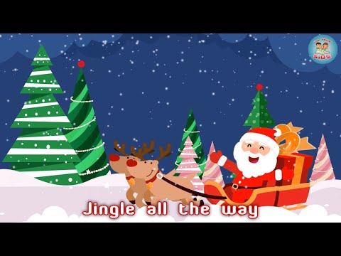 Jingle Bells Song with Lyrics- Christmas Song🎄 - Nursery Rhymes & Kids Songs