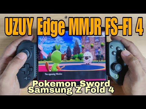 Nintendo Switch emulator | UZUY Edge MMJR FS-FI4 | Samsung Z Fold 4 | Pokemon Sword Game Test 🔥🔥🔥