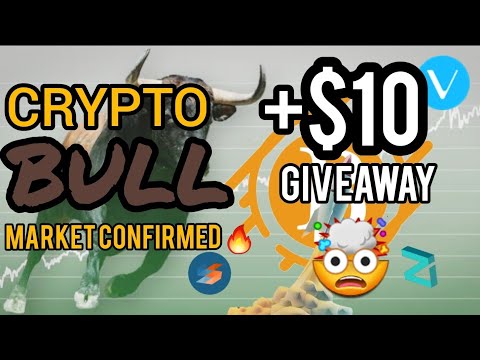 The crypto Bull market Confirmed and Today's Bitcoin Giveaway 🔥