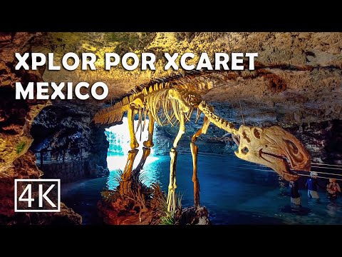 [4K] Incredible Cave in Cancun - Mexico - Xplor Por Xcaret - Walking Tour