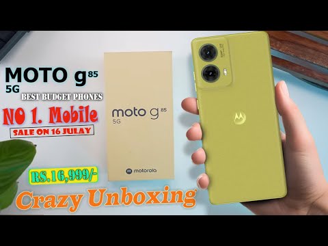 MOTO g85 5G Crazy Unboxing (Rs.16,999/-) No.1 phone is HARE! #motog855g #unboxing #moto #Logicmobile