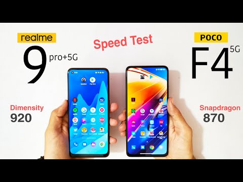 realme 9 pro plus vs poco f4 5G Speed Test & Comparison | Dimensity 920 vs Snapdragon 870 😱