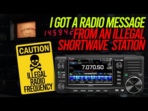 I Got A Message From An Illegal Shortwave Radio Station! Johnny Tobacco