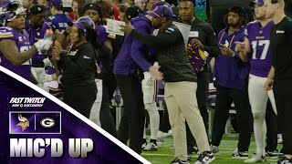 Kevin O'Connell & Brian Flores Mic'd Up During Minnesota Vikings Win Over Green Bay Packers