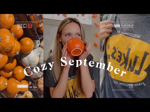 autumnal vlog 🧸🍂 cozy at home, fall decor