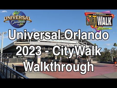 Universal Orlando - 2023 CityWalk Walkthrough