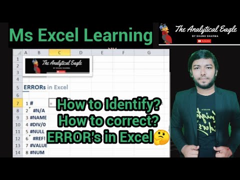 Excel me Errors handle kese karein || How to Identify & Correct Errors in MS Excel