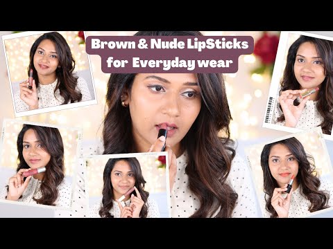 Lipsticks for Everyday wear| Brown & Nude Lipsticks| Lipsticks for Work, College Femirelle