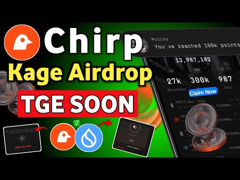 Chirp Network Airdrop TGE Soon - Connect Wallet Now - Last Chance To Join | Chirp Wallet Connection