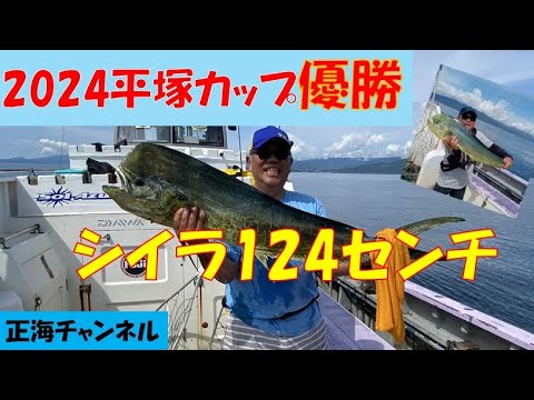 2024平塚カップ優勝魚　124㎝シイラ捕獲の瞬間