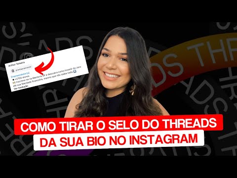 COMO TIRAR O SELO DO THREADS E A CATEGORIA DO SEU PERFIL DO INSTAGRAM